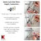 Keeney Mfg Keeney Quick Lock 1/2 in. Push in. IP 12 in. Stainless Steel Toilet Supply Line 2622PCPOLFC12K - alternate 2